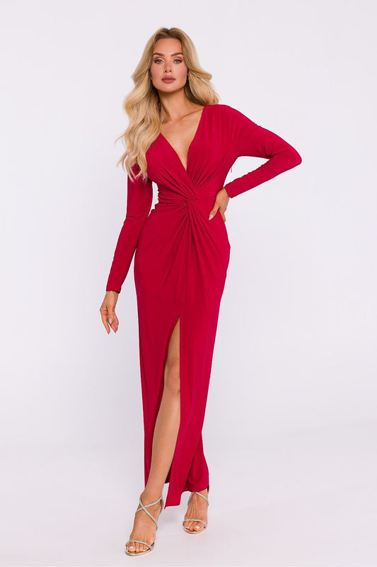 Robe élégante en maille extensible