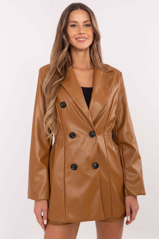 Veste en éco-cuir