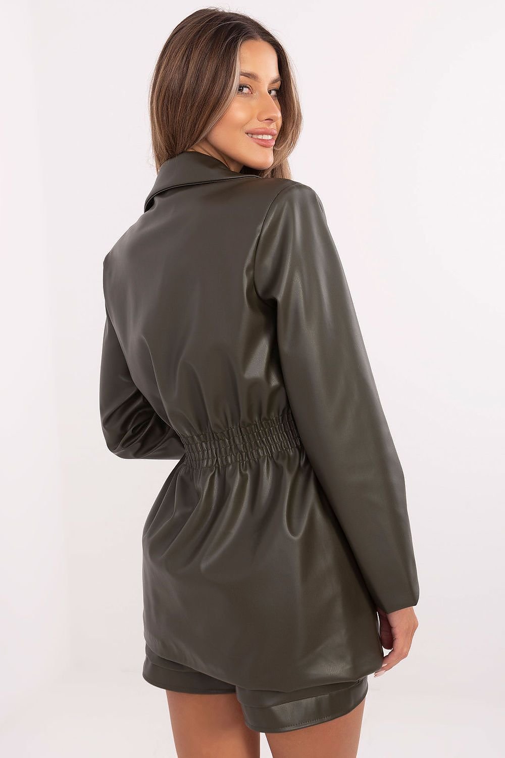 Veste en éco-cuir