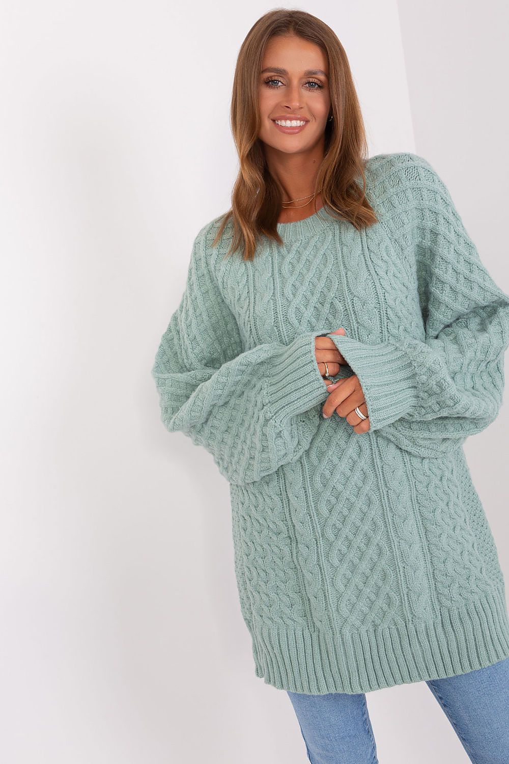  Chandail long model 185745 Wool Fashion Italia 